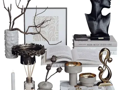 Decorative set 74 3D model