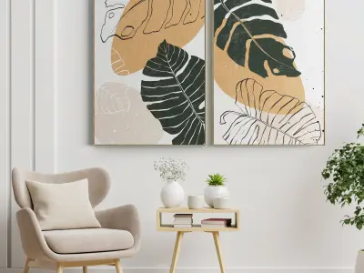 Photo Frame 102 Low-poly 3D model