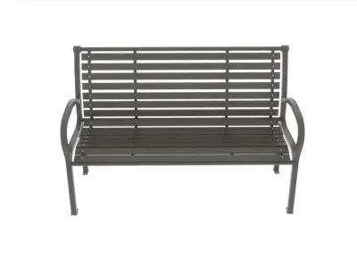 Park Bench Free low-poly 3D model