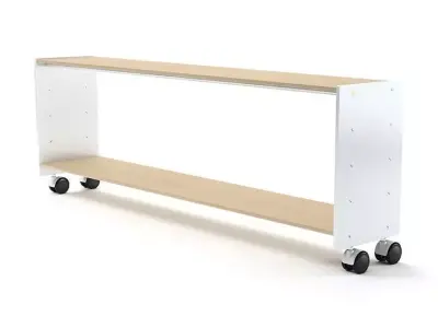 Eileen Frank Luxury Class Modular Shelf System On Wheels 3D model
