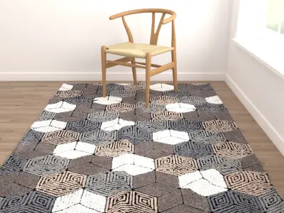Rugs No 428 Low-poly 3D model