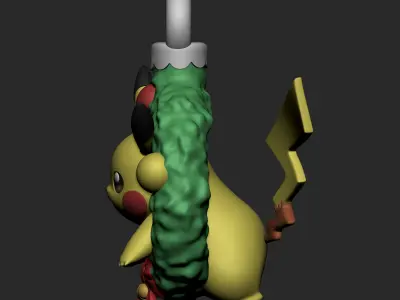 Pokemon - Pikachu Christmas Decoration Free 3D print model