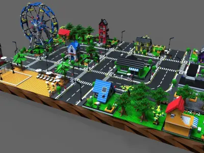 Lego City game  3D model