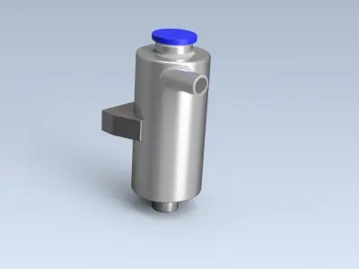 ENGINE COOLANT RESERVOIR 1-24 AND 1-18 3D print model