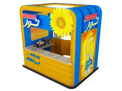 Booth Exhibition Stand a436b 3D model