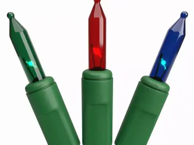 Christmas Light V2 Low-poly 3D model