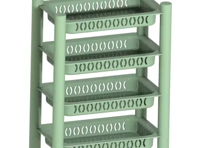 Exquisite Multitier Rack 3D print model