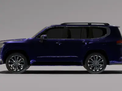 Toyota Land Cruiser 300 3D model Low-poly 3D model