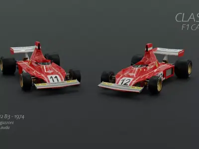 Ferrari 312 B3 3D model