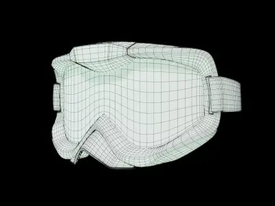 Motocross visor 3D model