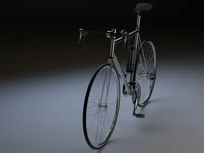 Road Bike 3D Model  Free low-poly 3D model