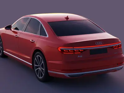 Audi A8 2018 3D model