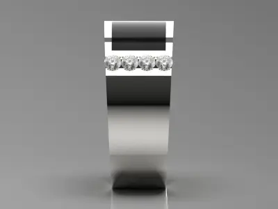 luxury man ring mr0220 3D print model