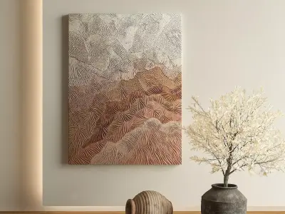 Yuji decorative painting 3D model