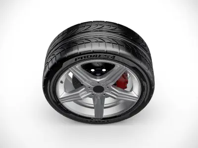 Wheel v2 3D model