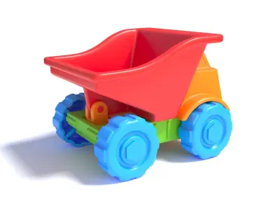 Toy Truck 3D model 3D model