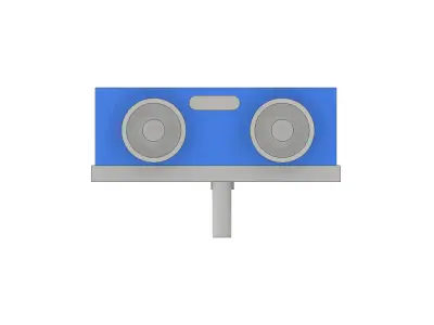 Ultrasonic sensor 3D model