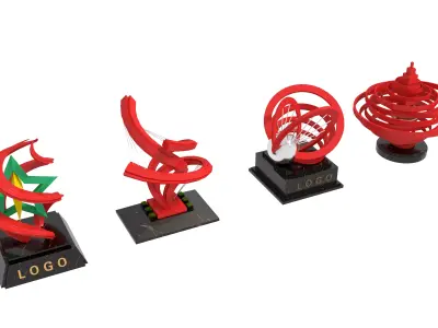 Abstract sculpture 3D model order