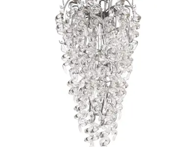 Twist chandelier 3D model
