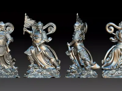 Face-Wrecker Protector - Dharmapala of Punishing of Bad Deeds  3D print model