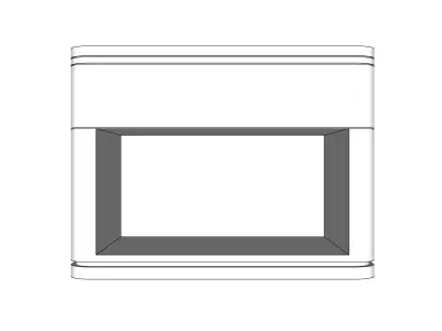 Nightstand Bedside Wooden Table 3D model