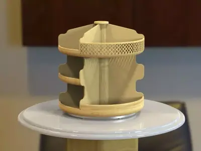 Wooden Kitchen or Restroom Food Organizer 3D print model