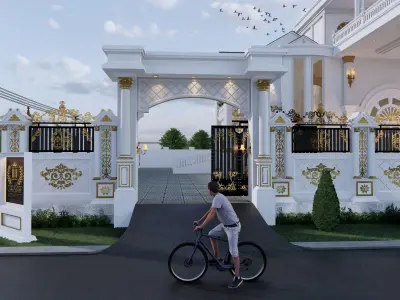 Luxury House large 2 Floor  3D model