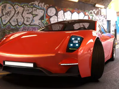 Coupe Concept Design 3D model
