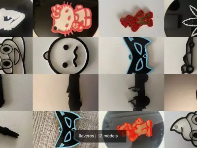 llaveros toy car with wheels 3D Model Pack