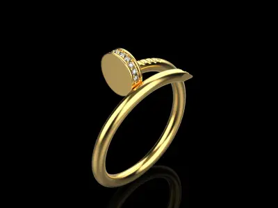 Nail Ring 40151 3D print model