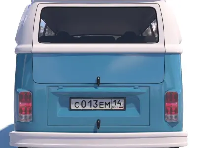 Volkswagen T2 3D model