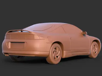 Mitsubishi Eclipse GSX 3D print model