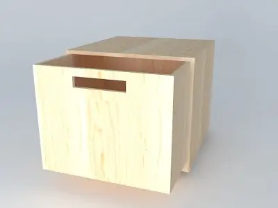 created and box for toys Free 3D model