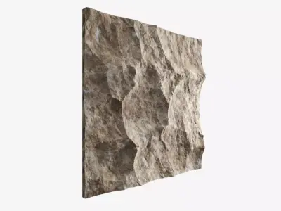 526-RockPanel rock texture 3D model