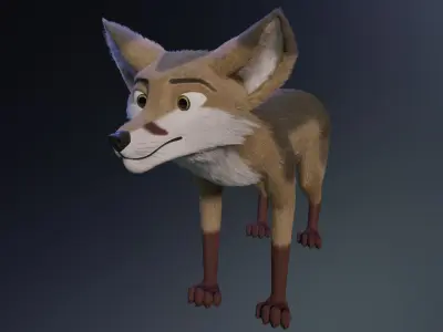 Takoda Fox 3D model