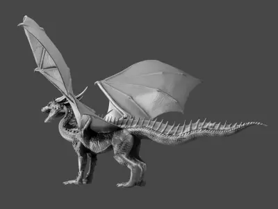 Great Horned Dragon 3D model