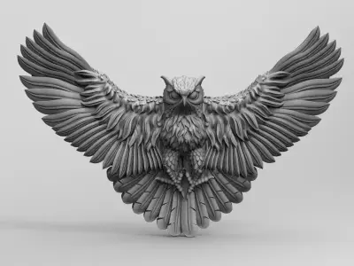 The Owl 3D print model