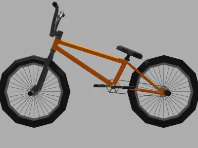LOW POLY BMX Bicycles Free low-poly 3D model