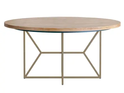 Crate and Barrel Hayes Round 60 in Table 3D model