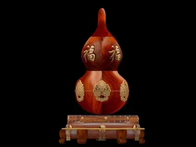 Chinese  gourd  3D model