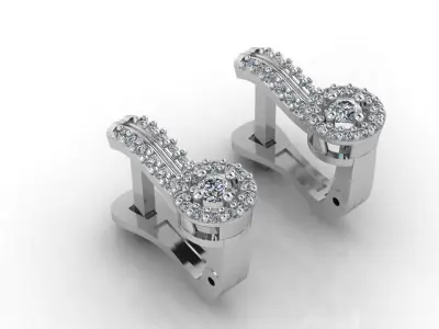 Mini Set Ring Pendant Earrings STL 3DM Womens Jewelry 3D print model