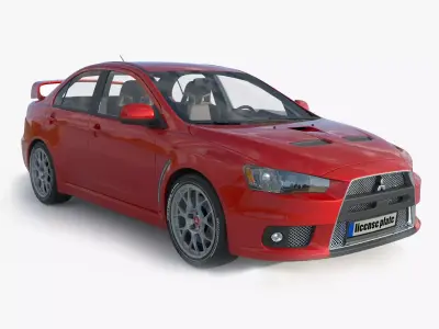 Mitsubishi Lancer Evo X 3D model