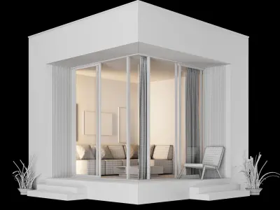 Garden room 1 3D model