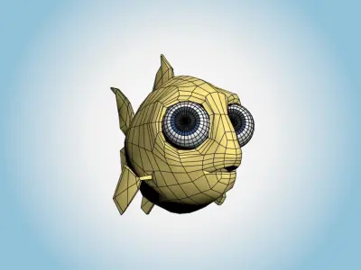 Goldfish 3D model