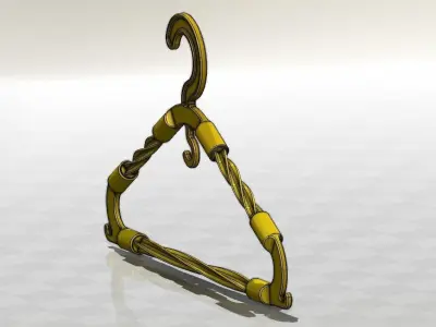 Modular decorative hanger 3D Model Free 3D print model