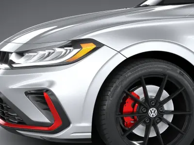 Volkswagen Jetta GLI 2025 3D model