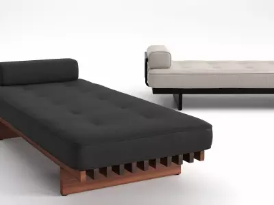 DS 80 791 Daybed with Armrest Outdoor 3D model