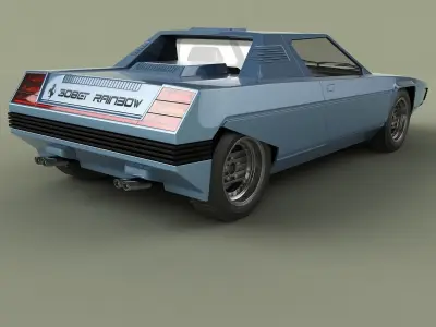 Ferrari Rainbow 3D model