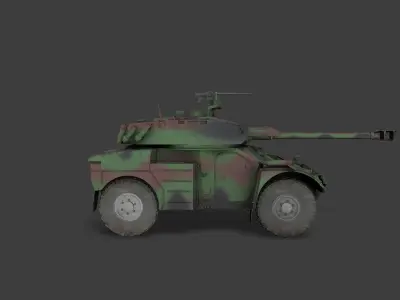 Panhard-AML-90 3D model