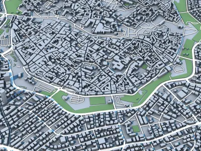 Nicosia City Cyprus 3D model